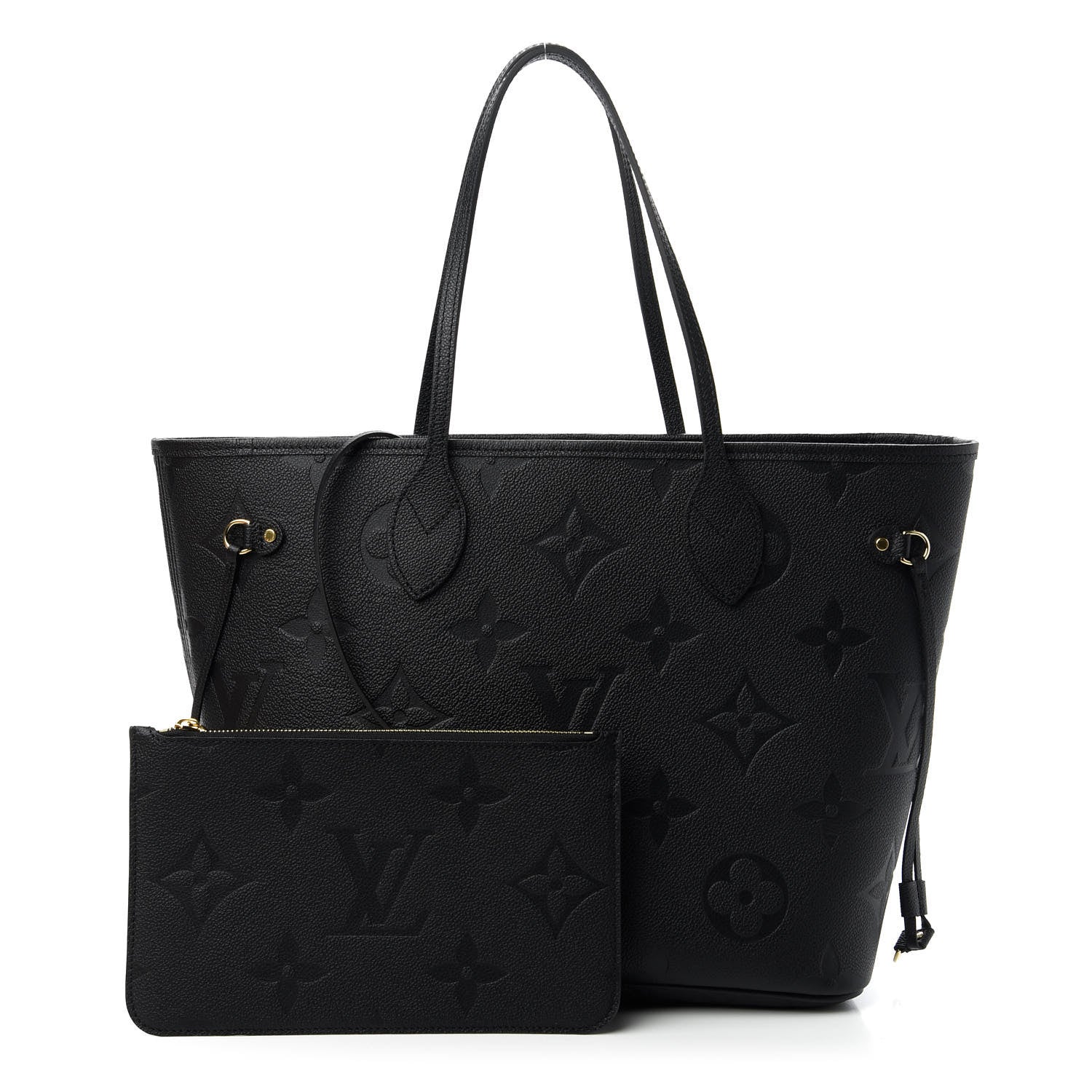 Louis Vuitton Empreinte Monogram Giant Neverfull MM Black 1 of 10