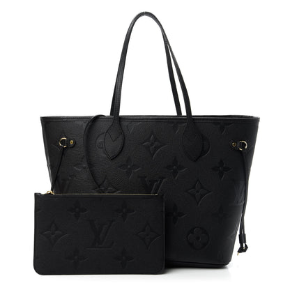 Louis Vuitton Empreinte Monogram Giant Neverfull MM Black 1 of 10