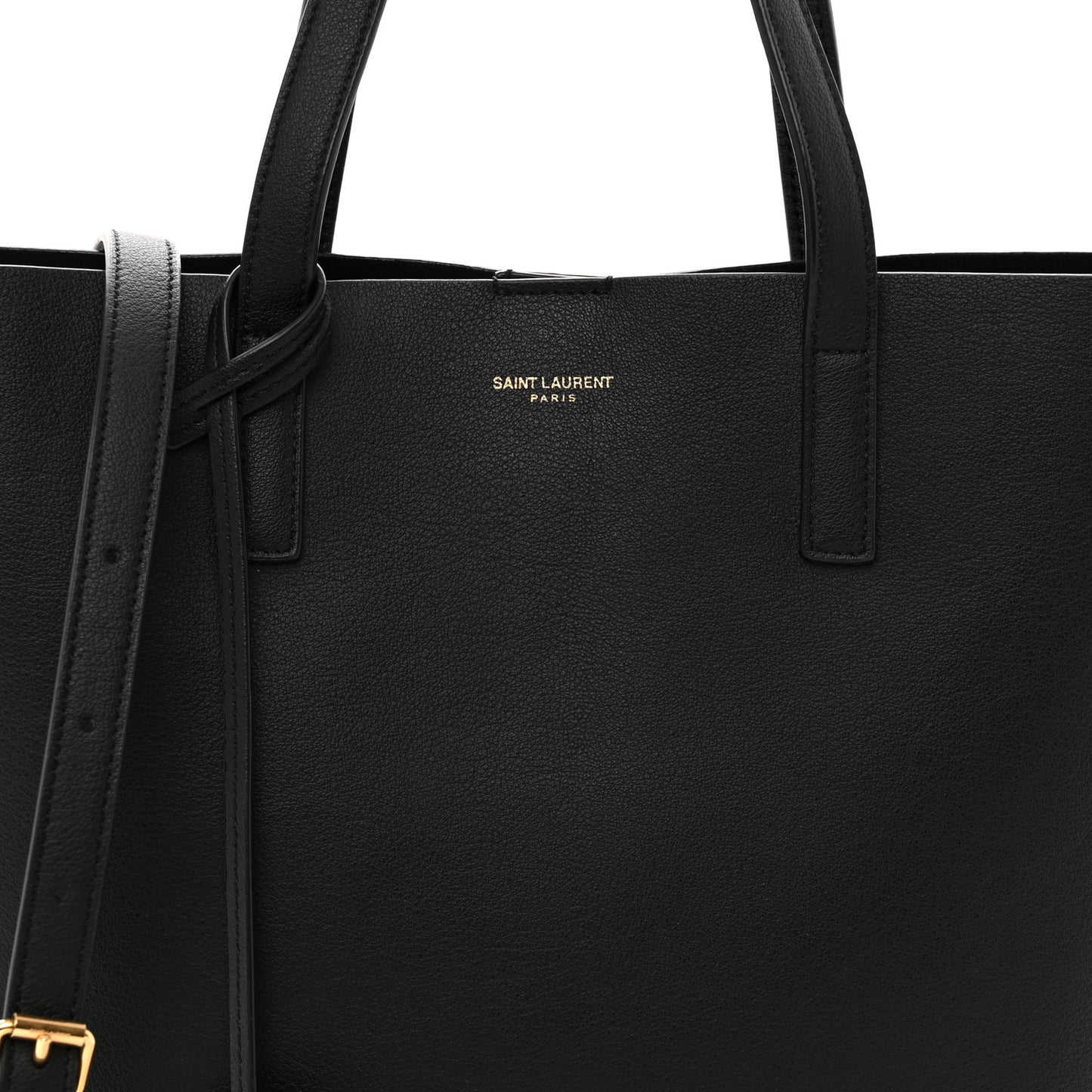 Calfskin Toy Shopping Tote Black