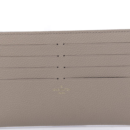 Louis Vuitton Calfskin Felicie Chain Wallet Card Holder Insert Tourterelle 6 of 6