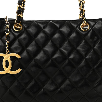 Chanel Lambskin Quilted Shoulder Bag  Black 9 of 11