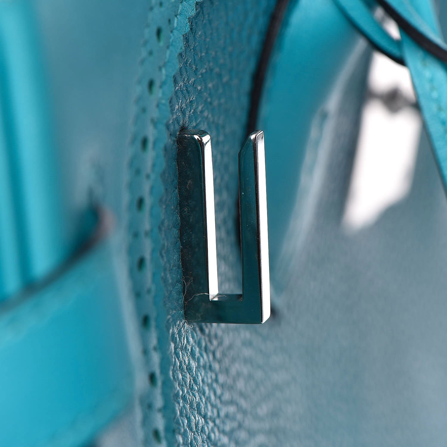Hermes Togo Swift Ghillies Birkin 30 Turquoise 21 of 29