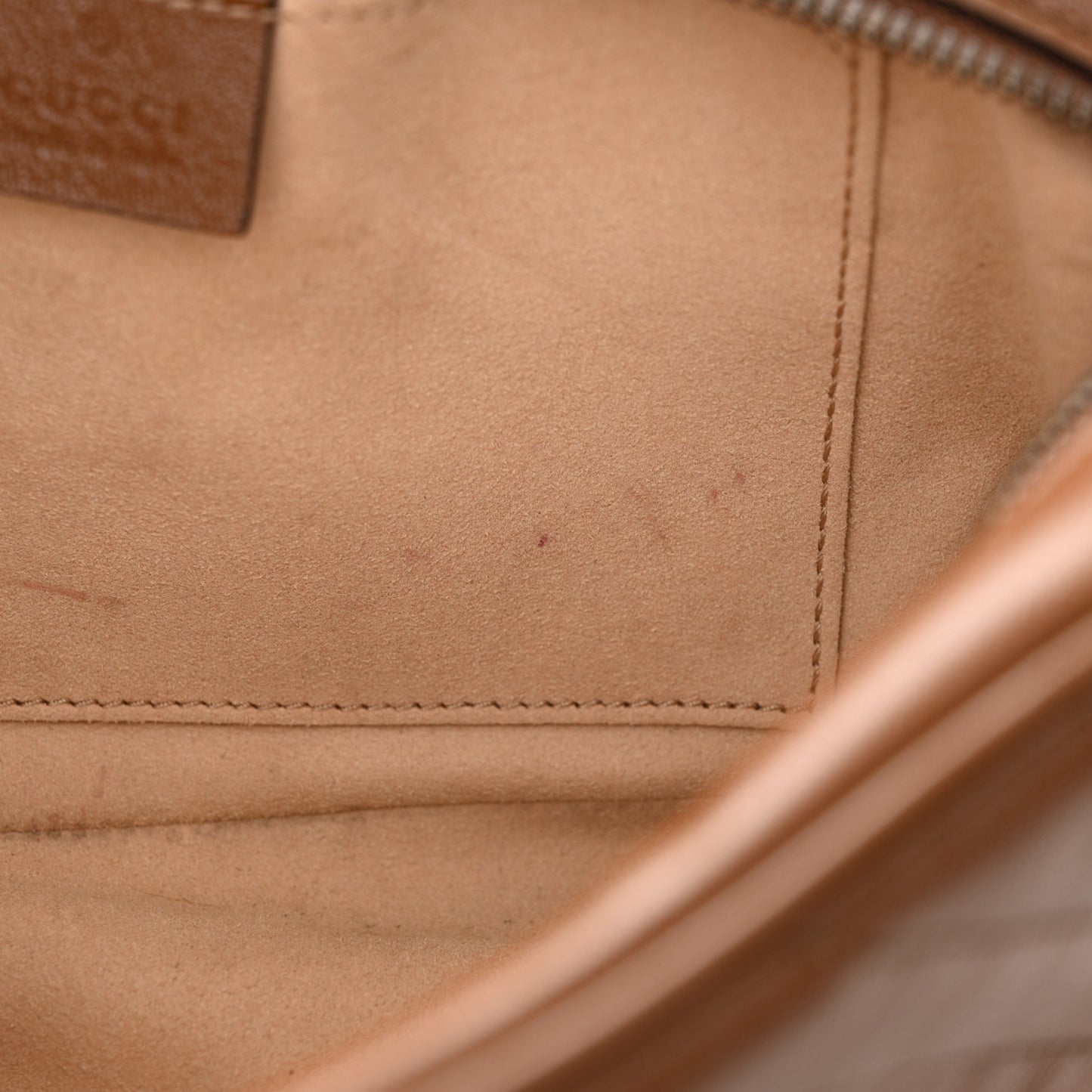 Glazed Calfskin Matelasse Diagonal Small GG Marmont Chain Shoulder Bag Cuir
