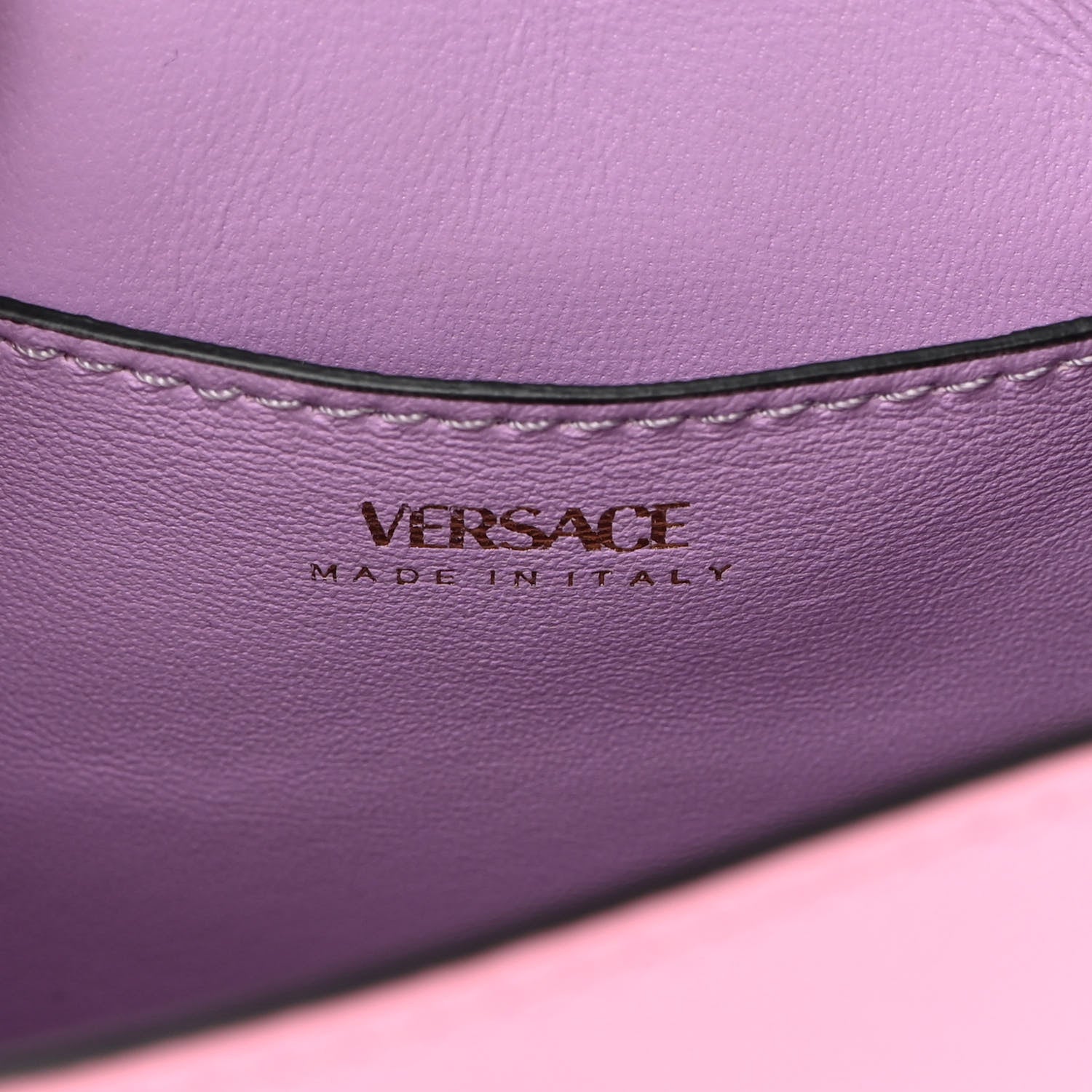 Versace Grained Calfskin Small La Medusa Top Handle Bag Pink 6 of 16