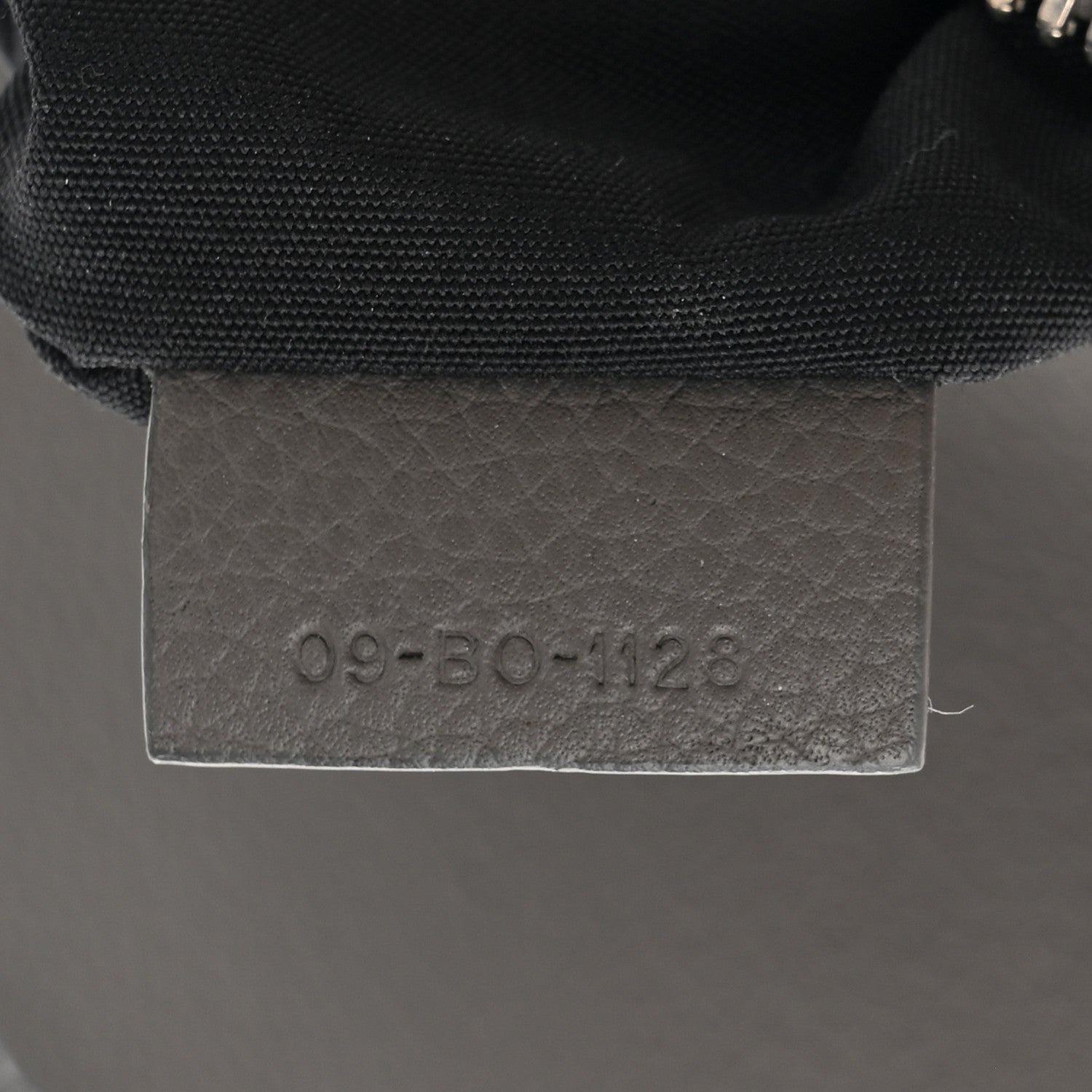 Christian Dior Grained Calfskin Kim Jones Saddle Bag Grey 7 of 14
