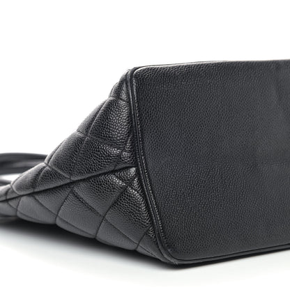 Chanel Caviar Quilted Medallion Tote Black 6 of 14