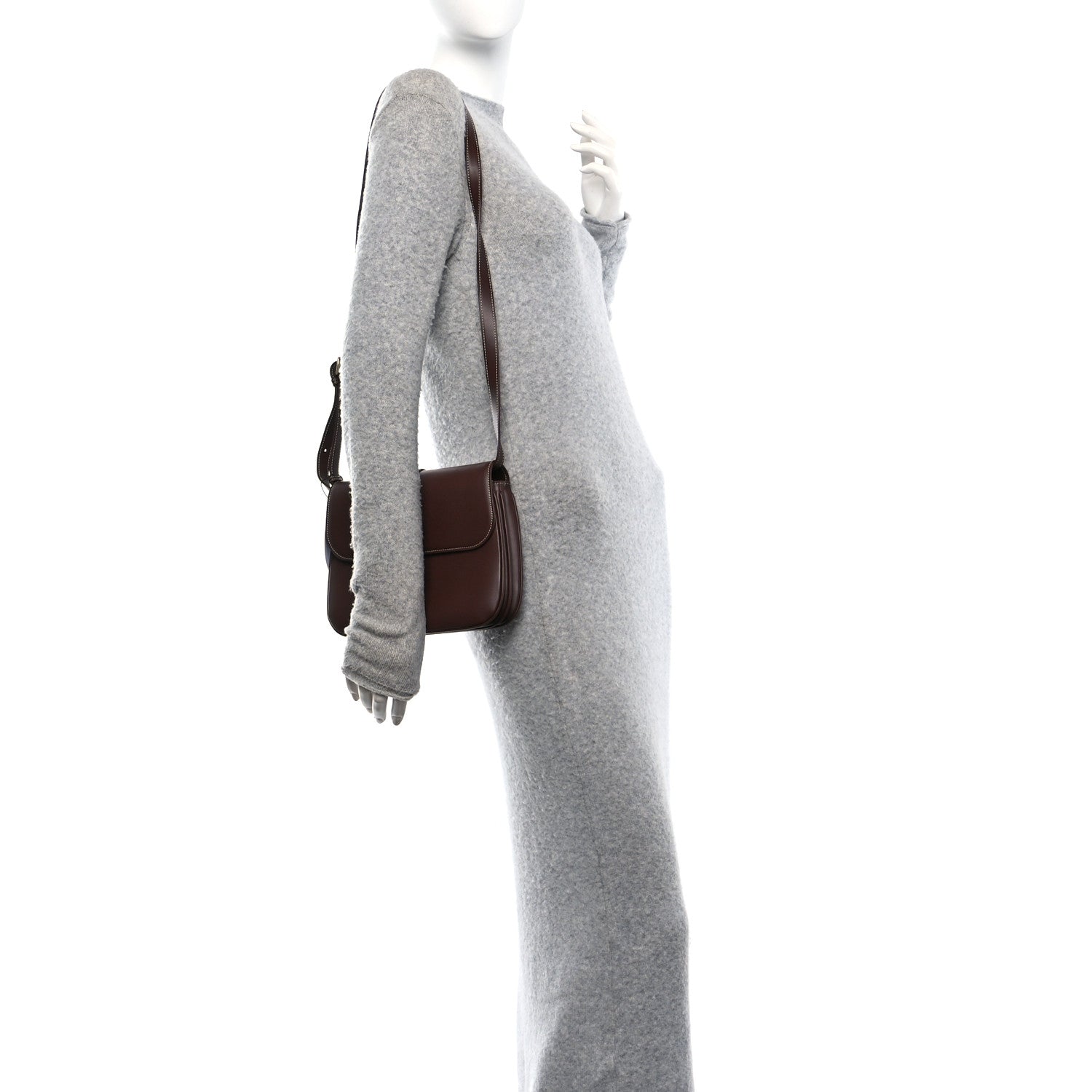 Celine Smooth Calfskin Medium Tabou Bordeaux 2 of 11