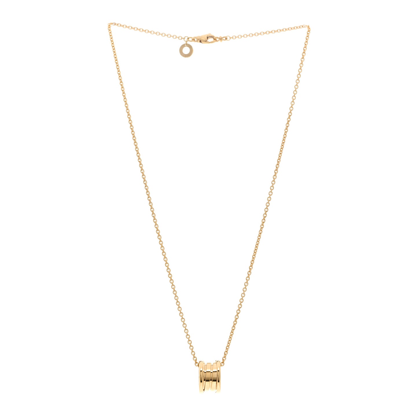 18K Yellow Gold B.Zero1 Pendant Necklace