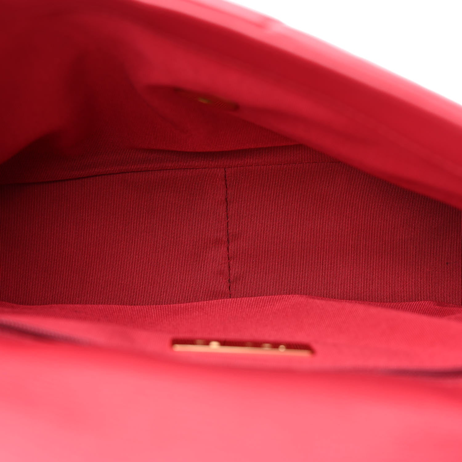 Chanel Goatskin Quilted Medium Chanel 19 Flap Red 5 of 12