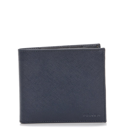 Prada Saffiano Bi-Fold Wallet Baltico 1 of 9