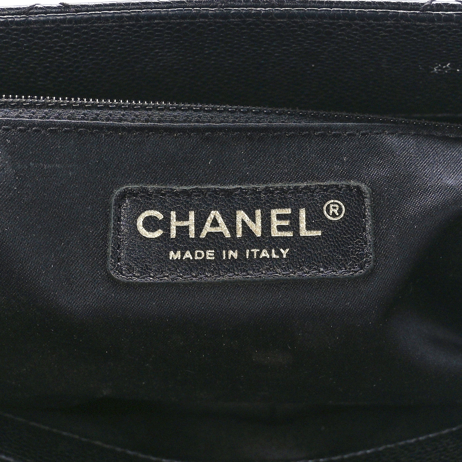 Chanel Caviar Quilted XL Grand Shopping Tote GST Black 7 of 12
