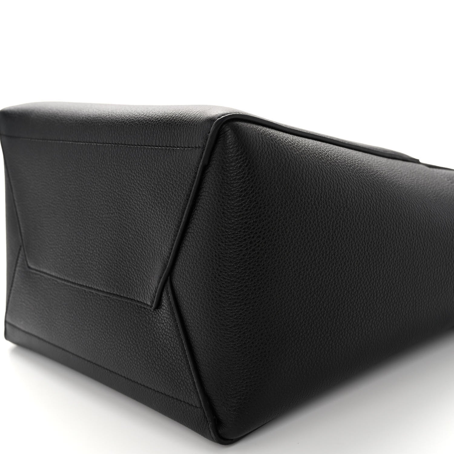 Celine Soft Grained Calfskin Sangle Bucket Bag Black 9 of 9
