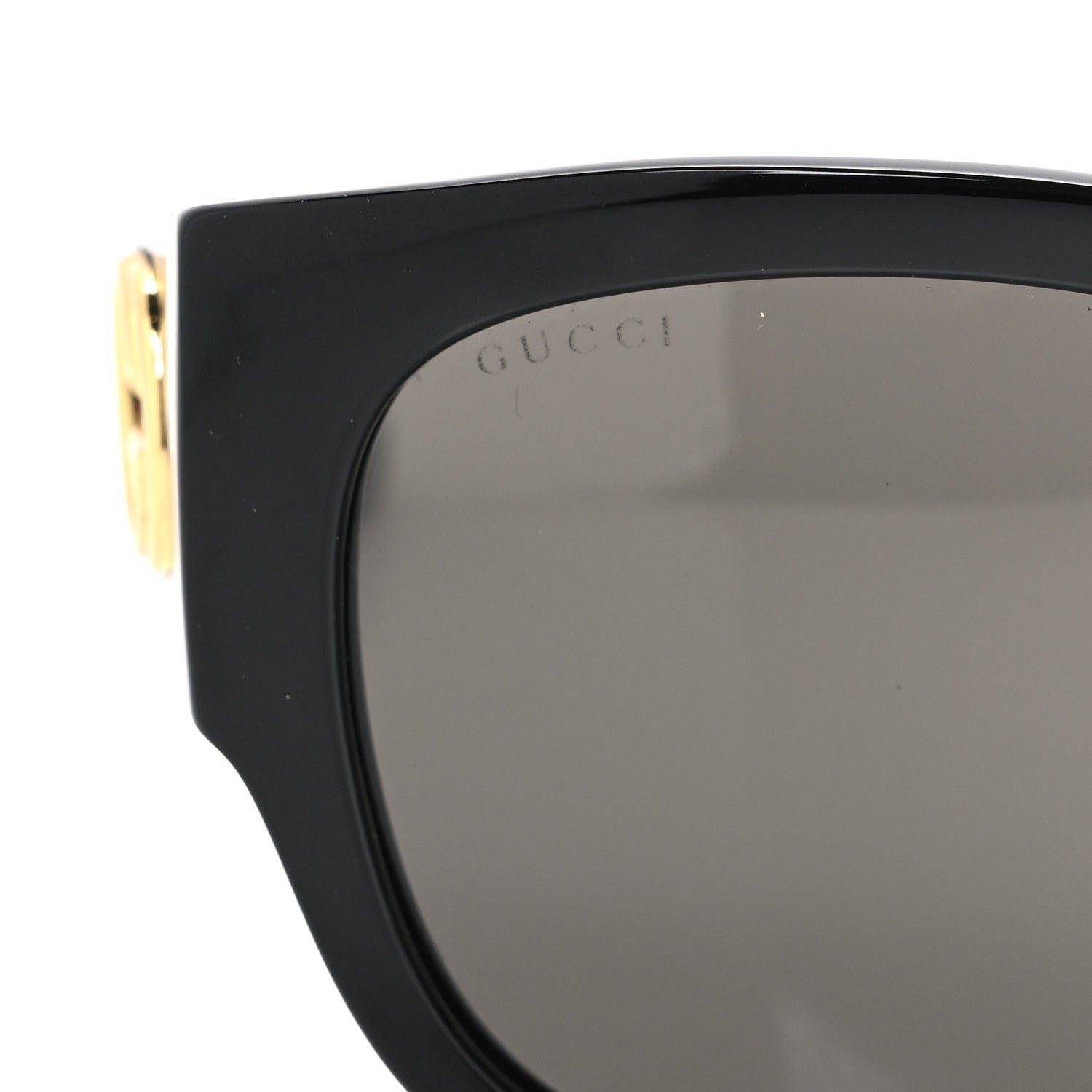 Gucci Acetate Square Frame Sunglasses GG0142SA Black 7 of 8