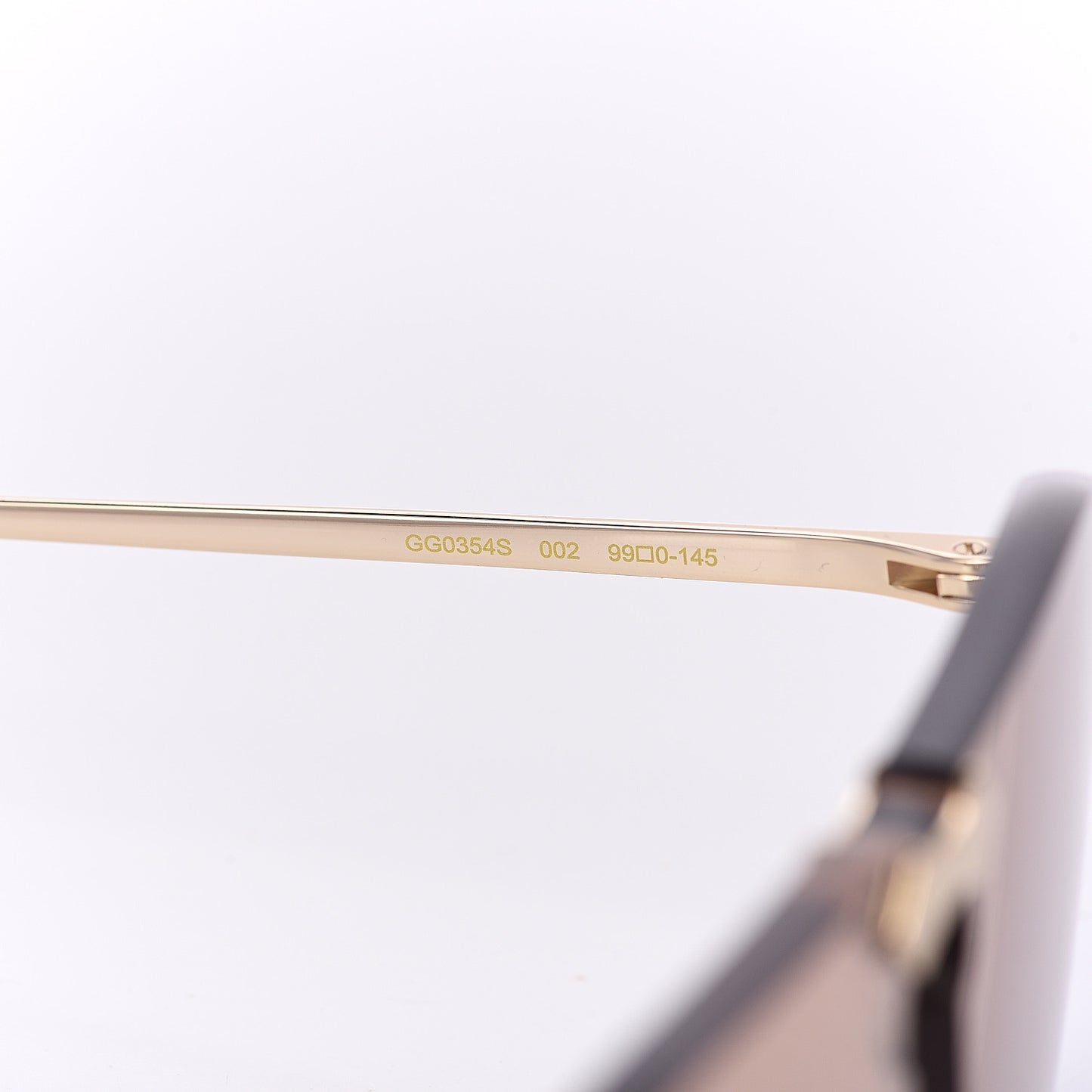 Rimless Sunglasses GG0354S Gold