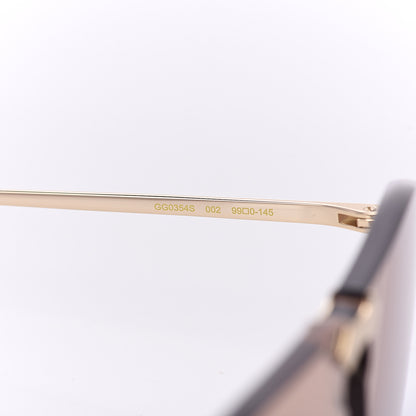Gucci Rimless Sunglasses GG0354S Gold 5 of 7