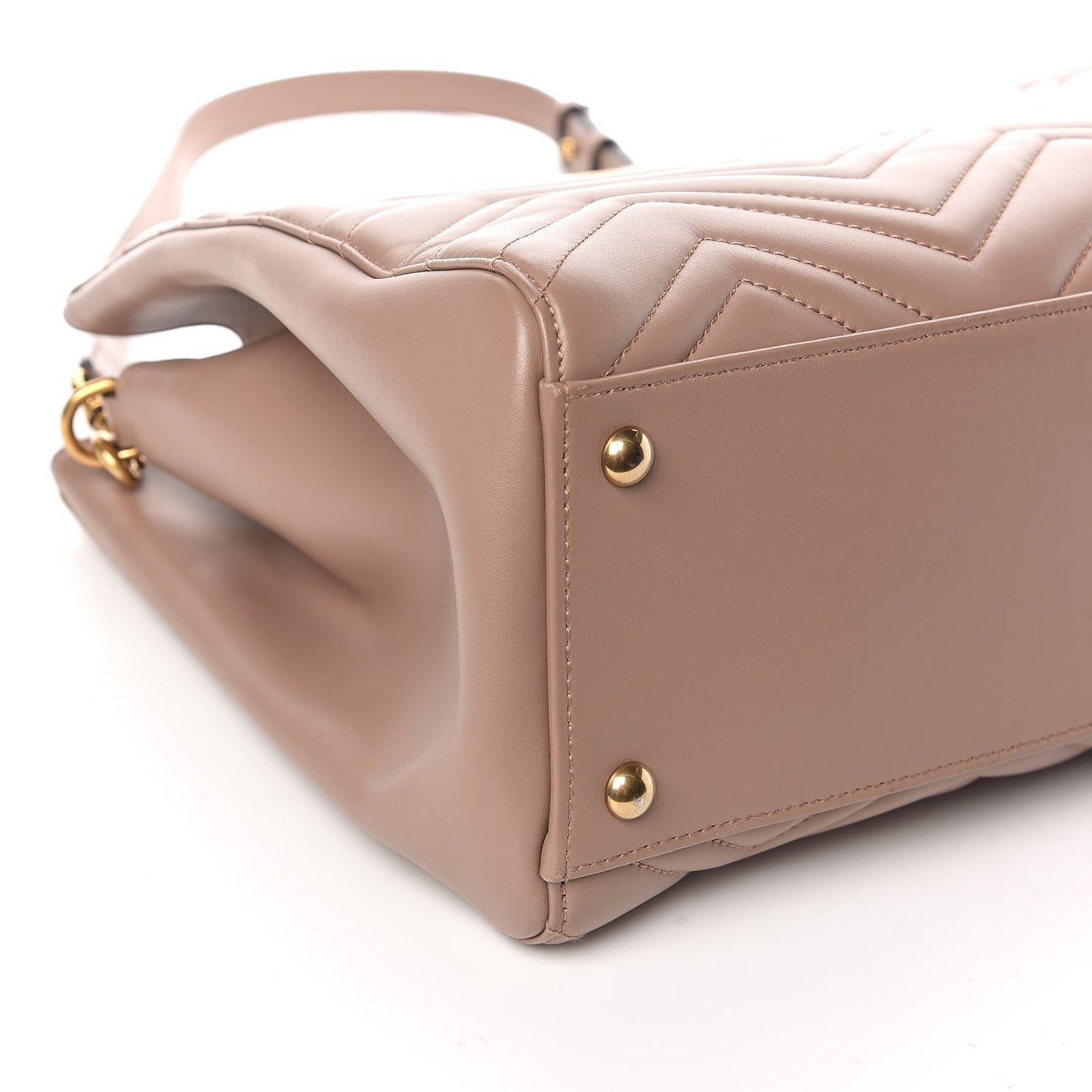 Calfskin Matelasse Medium GG Marmont Tote Porcelain Rose