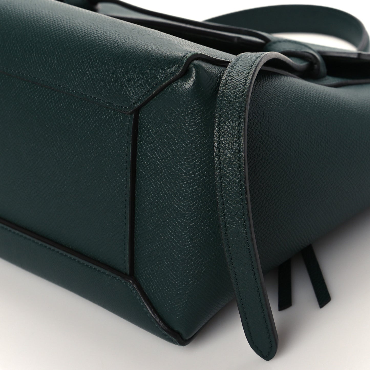 Grained Calfskin Micro Belt Bag Amazone
