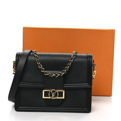 Louis Vuitton Epi Dauphine MM Black 10 of 10