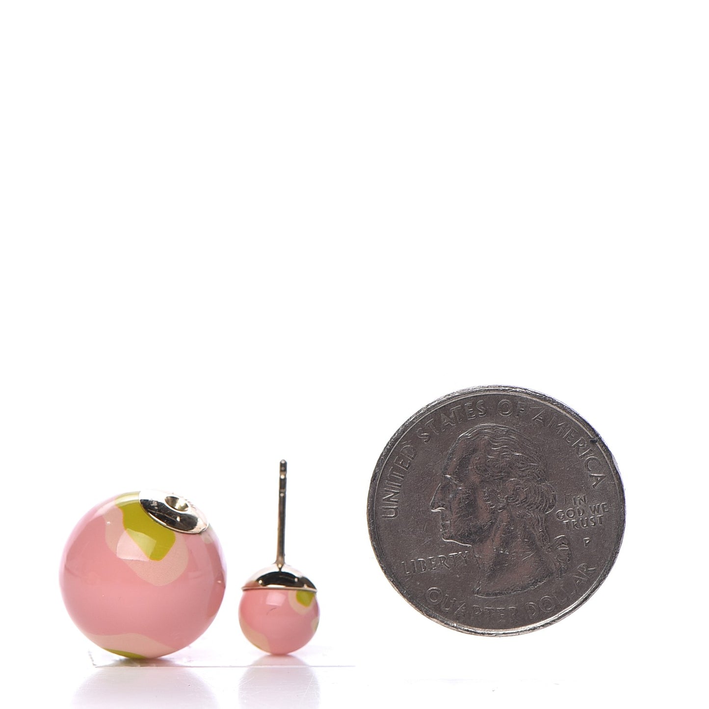 Printed Mise En Dior Tribal Earrings Pink