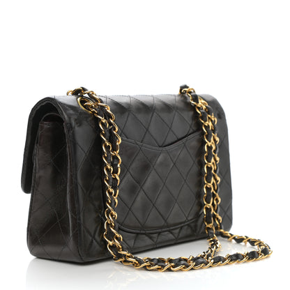 Chanel Lambskin Quilted Small Double Flap Black 2 of 14