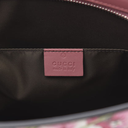 Gucci GG Supreme Monogram Blooms Large Cosmetic Case Beige Multicolor Dry Rose 6 of 7