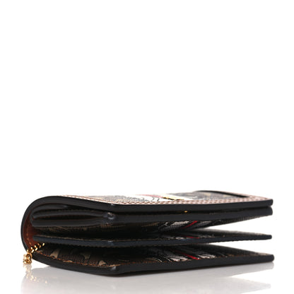 Burberry E-Canvas Monogram Stripe Jessie Chain Card Case Bridle Brown 4 of 8