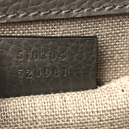 Gucci Dollar Calfskin Small Interlocking G Shoulder Bag Loess 7 of 10