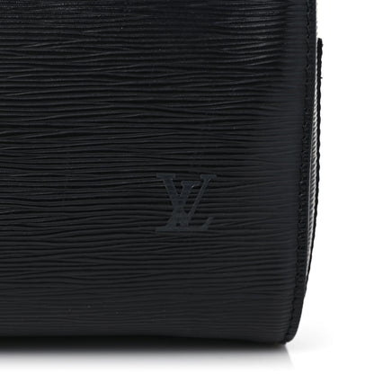 Louis Vuitton Epi Speedy 25 Black 8 of 11