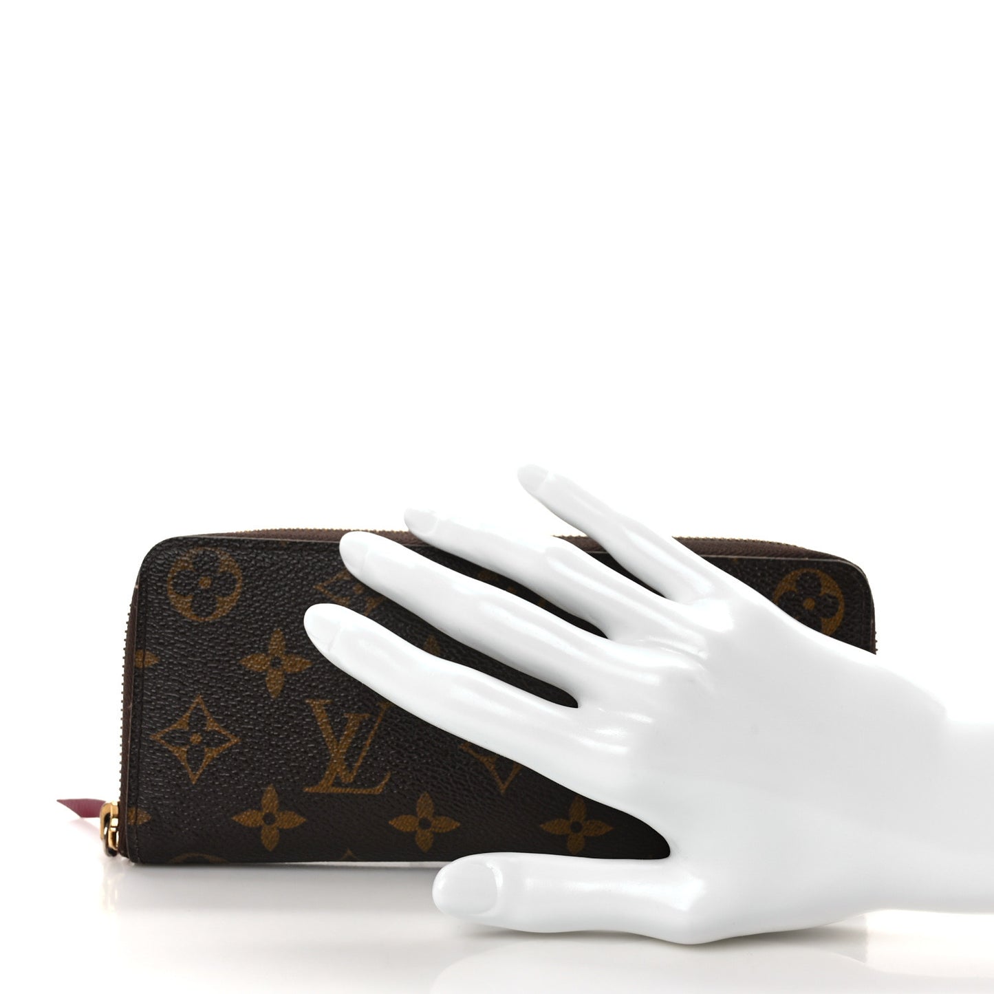 Monogram Clemence Wallet Fuchsia