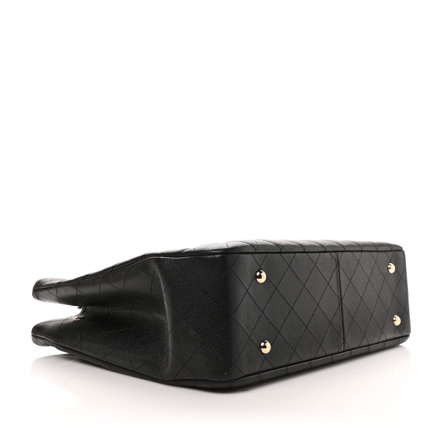 Chanel Caviar Quilted Large Shopping Tote Black 3 of 8