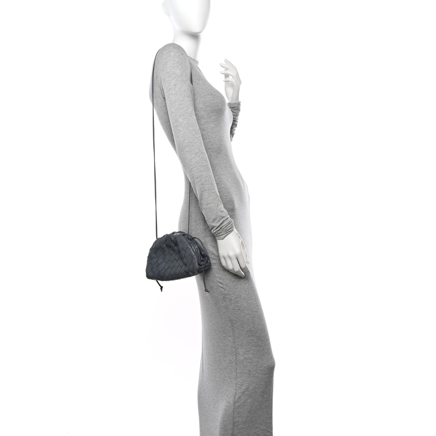 Nappa Intrecciato The Mini Pouch Thunder