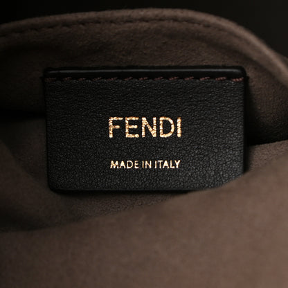 Fendi Vitello Grace Matte F is Fendi Grande Mon Tresor Bucket Bag Black 6 of 11