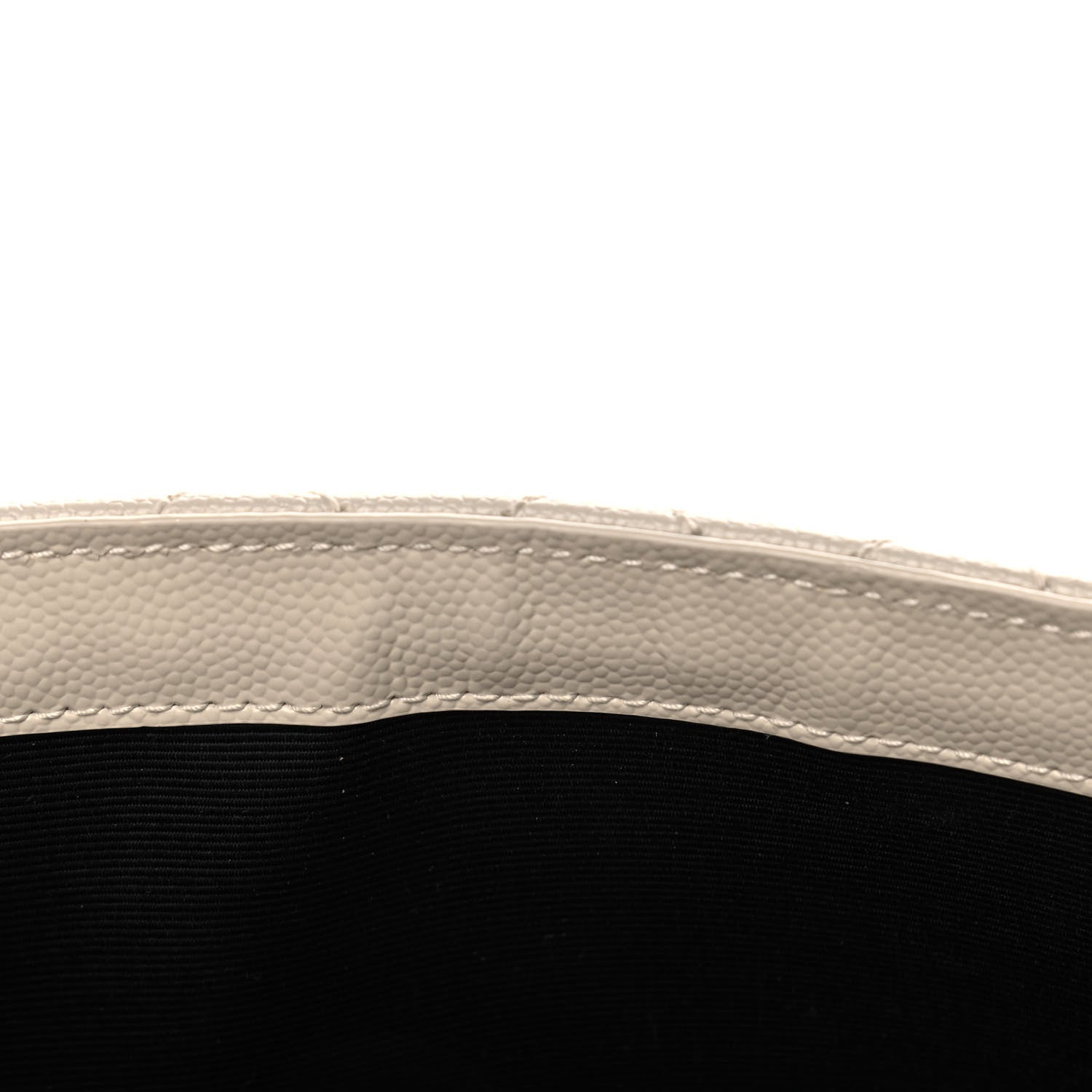 Saint Laurent Grain De Poudre Textured Mixed Matelasse Medium Triquilt Monogram Satchel Porcellana 13 of 13