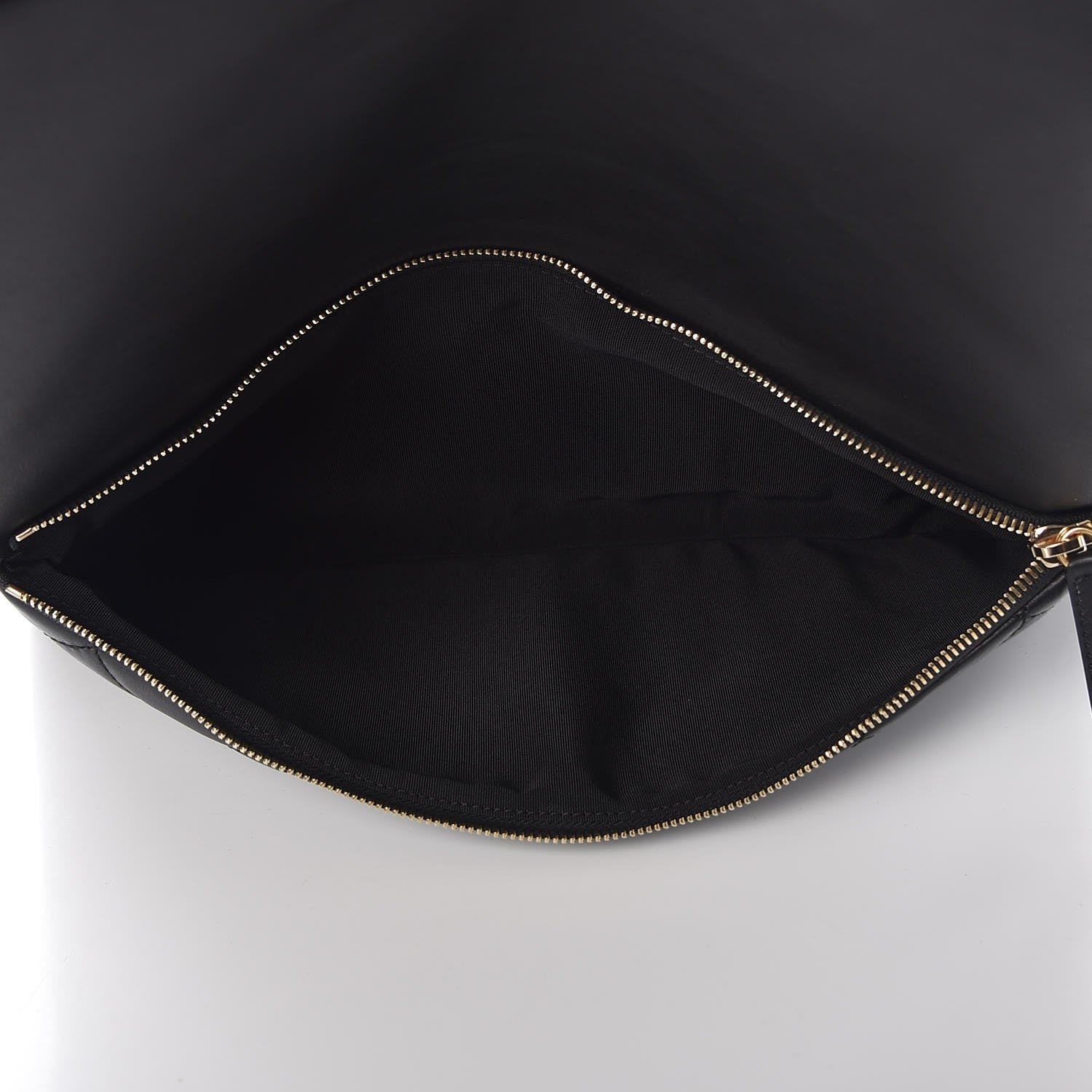 Chanel Calfskin Quilted CC Clutch Black 6 of 9