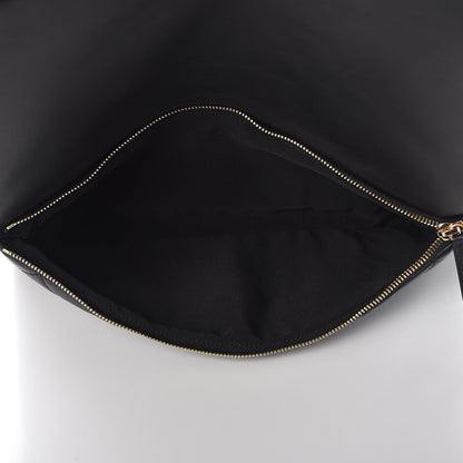 Chanel Calfskin Quilted CC Clutch Black 6 of 9