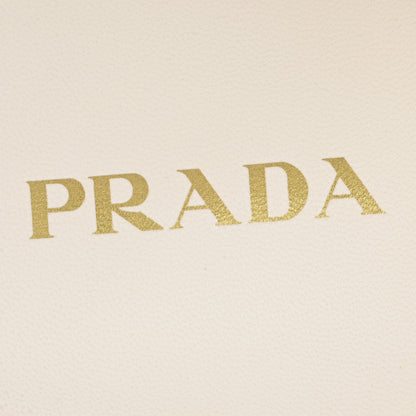 Prada Nappa Logo Velcro Strap Slide Sandals 38 Ivory 8 of 8