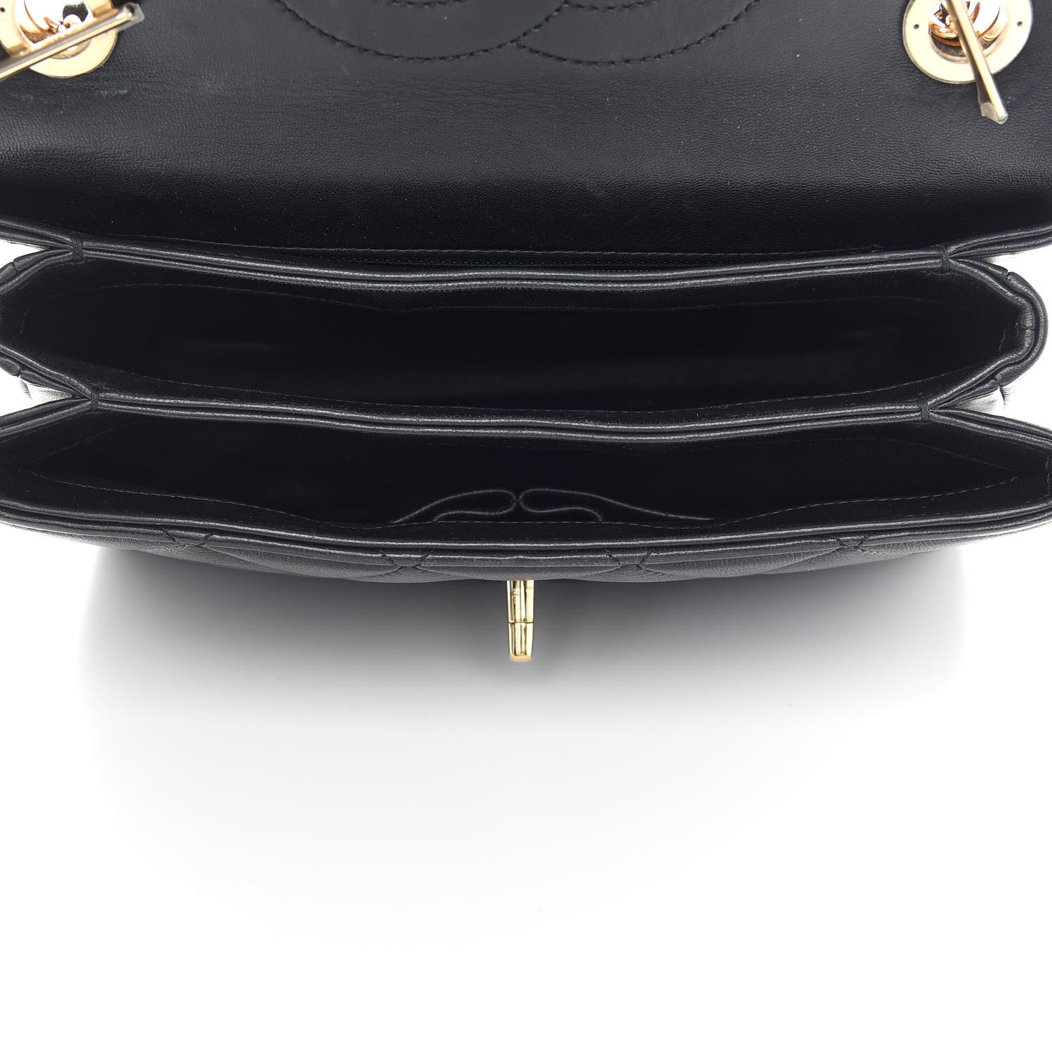 Chanel Lambskin Quilted Small Trendy CC Dual Handle Flap Bag Black 4 of 9