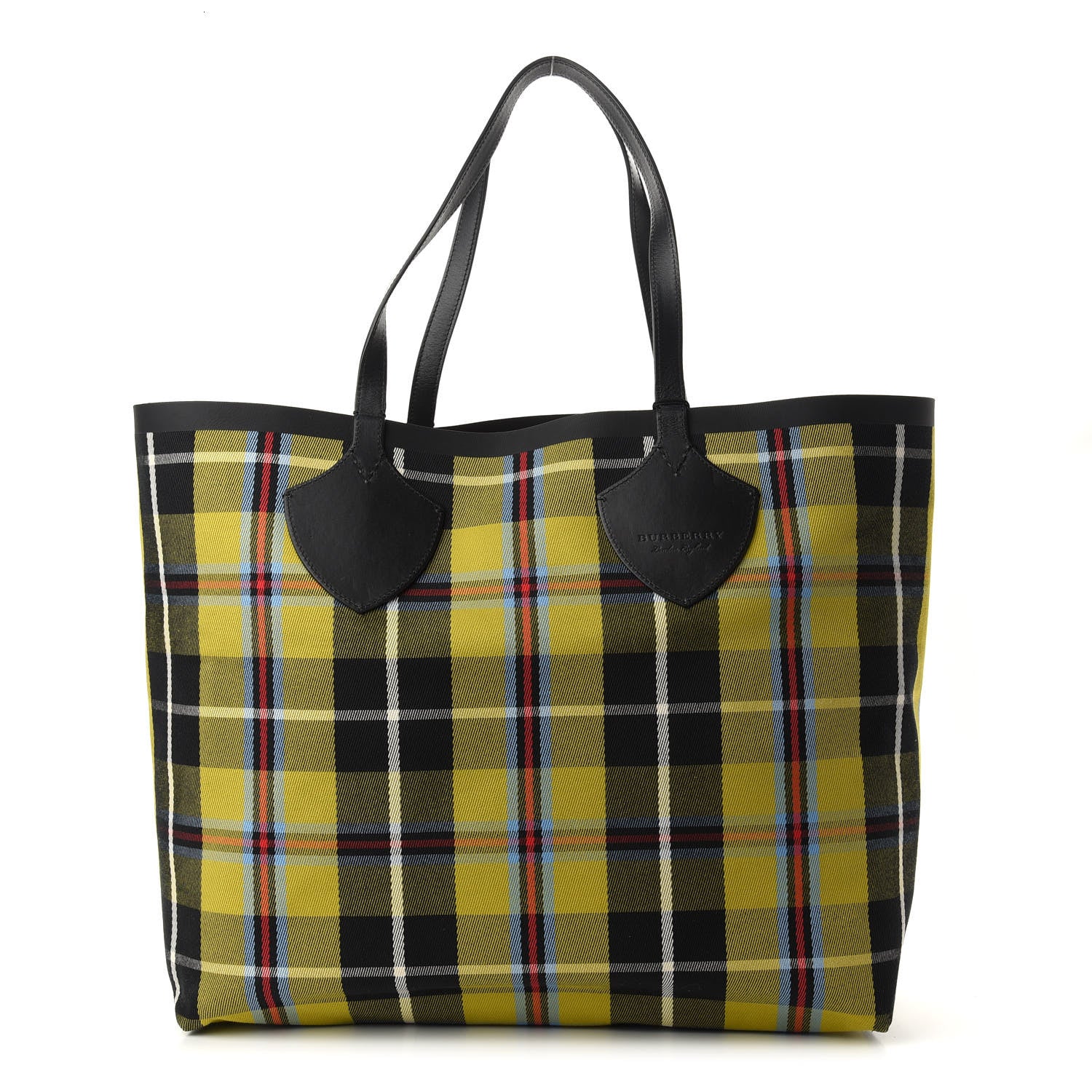 Burberry Vintage Check Medium The Giant Reversible Tote Antique Yellow 3 of 15