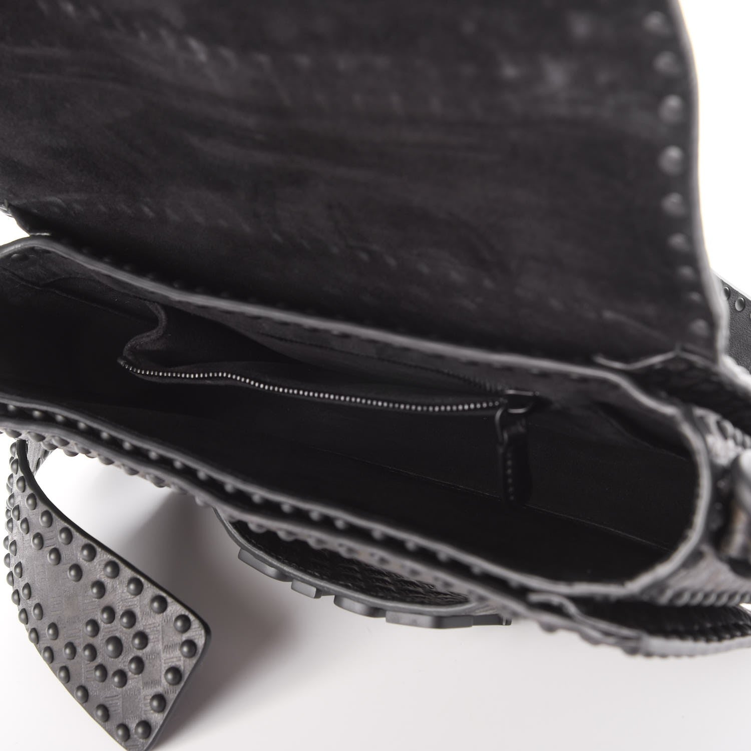 Christian Dior Calfskin Studded Dio(r)evolution Flap Bag Black 8 of 12