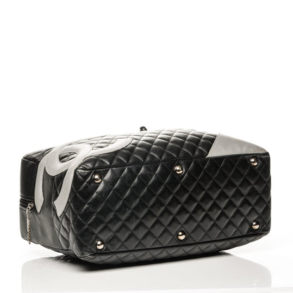 Chanel Calfskin Quilted Large Cambon Bag Black 4 of 8