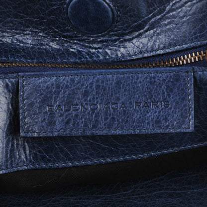 Balenciaga Agneau Classic Hardware S Sunday Tote Bleu Roi 7 of 10