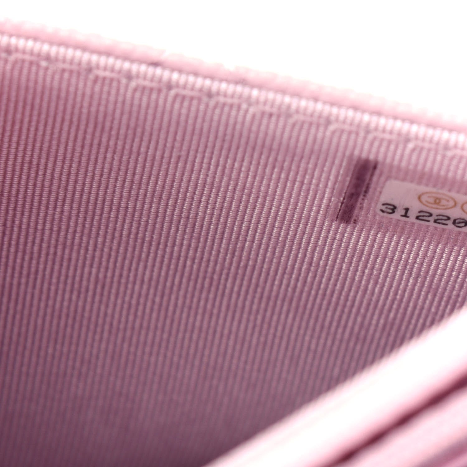 Chanel Caviar Quilted Wallet On Chain WOC Light Pink 8 of 12