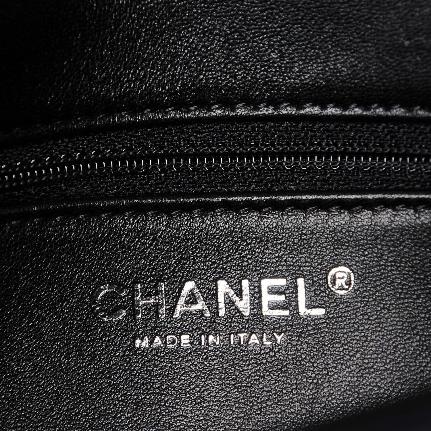Chanel Shearling Lambskin 100% Clutch Black 5 of 8