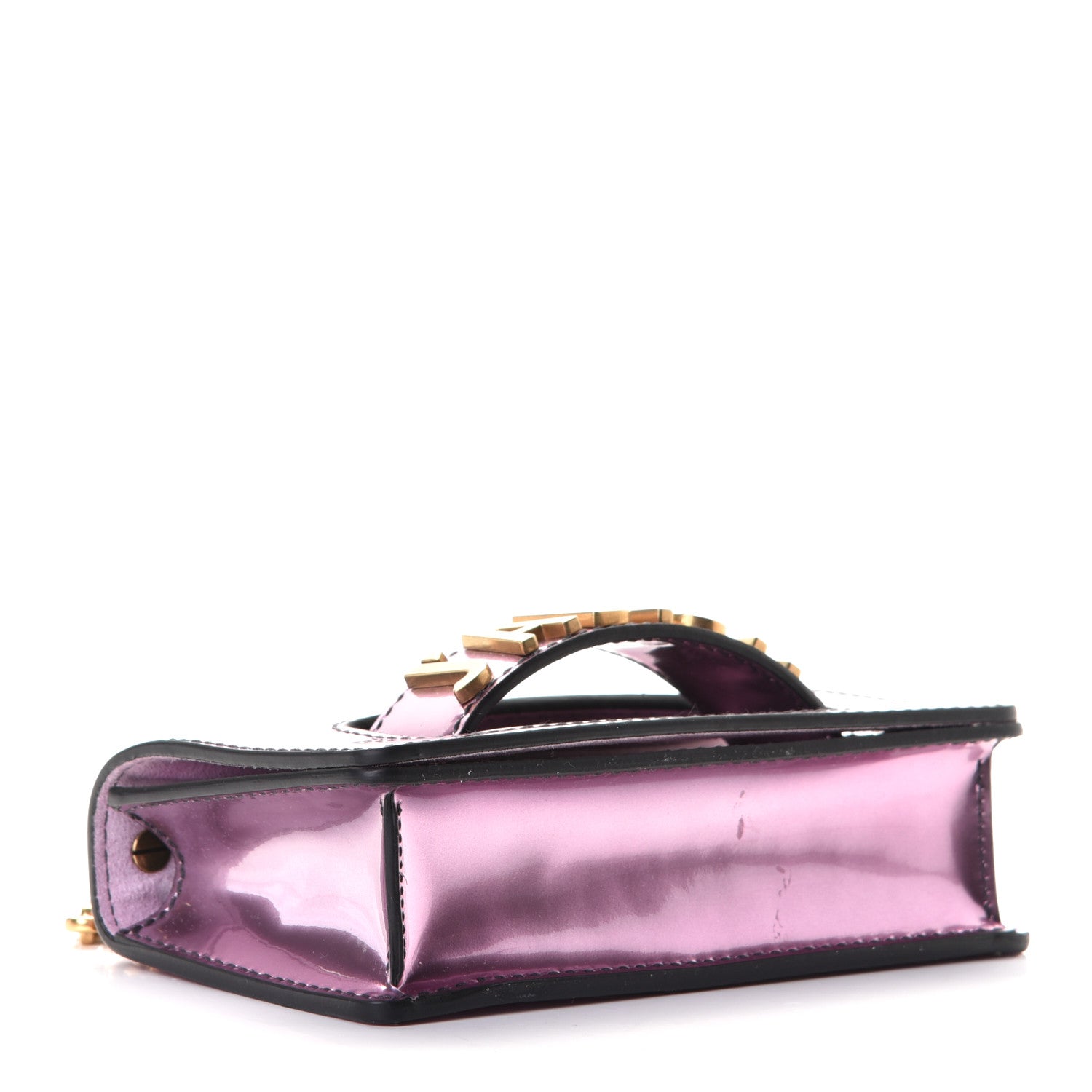 Christian Dior Metallic Calfskin J'Adior Mini Chain Flap Bag Pink 3 of 6