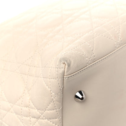Christian Dior Lambskin Cannage Medium Soft Lady Dior Beige 10 of 19