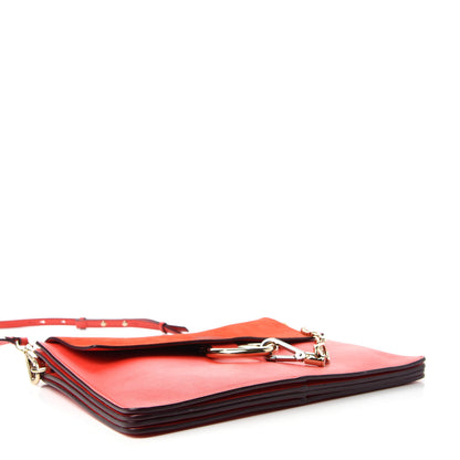 Chloe Calfskin Suede Medium Faye Shoulder Bag Sepia Red 4 of 12