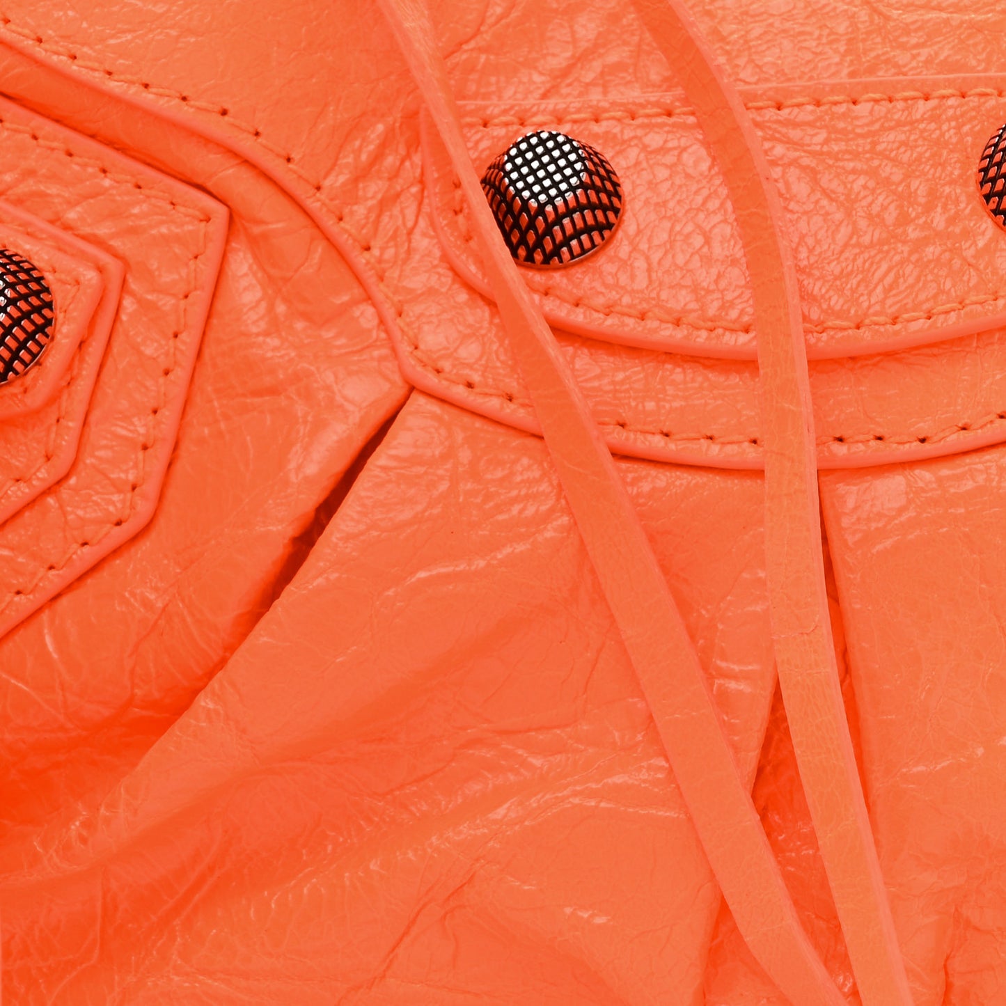 Agneau Arena Le Cagole Shoulder Bag XS Orange