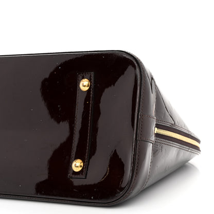 Louis Vuitton Vernis Alma GM Amarante 11 of 11