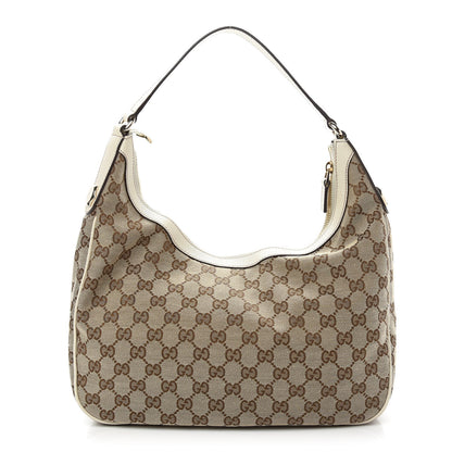 Gucci GG Monogram Medium Charmy Hobo Off White 1 of 8