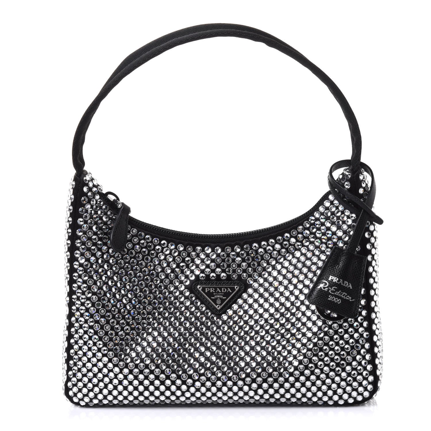 Prada Satin Crystal Mini Re-Edition 2000 Bag Cristal 1 of 11